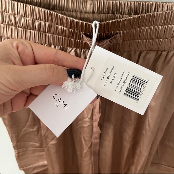 Cami NYC Elsie Silk Jogger Pant in Beechwood Size XXS NWT - Picture 6 of 8